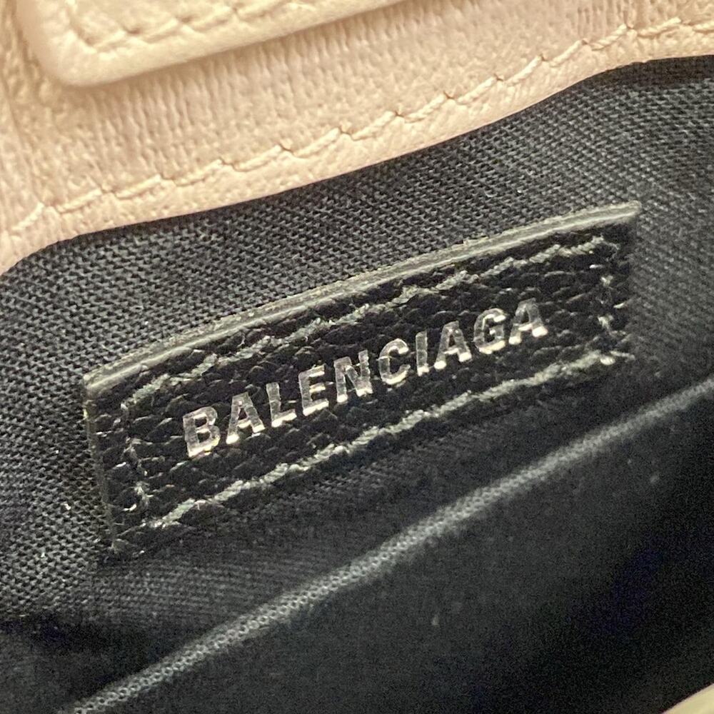 Balenciaga Shopping Phone Holder Shoulder Bag 593826 Light Pink Black - Picture 8 of 15
